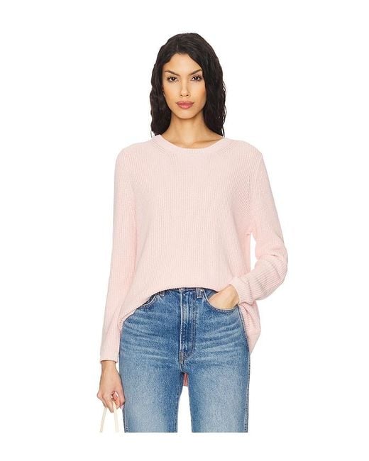 525 Blue Emma Shaker Sweater