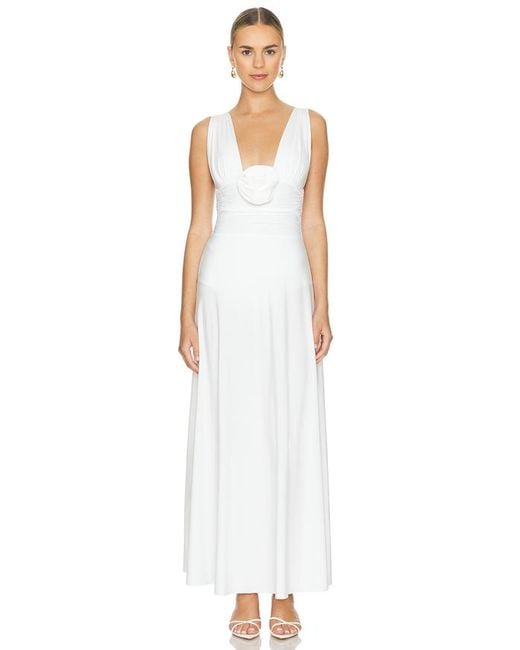 Vestido Midi Orinoco En Color Blanco Talla En Maygel Coronel de color White