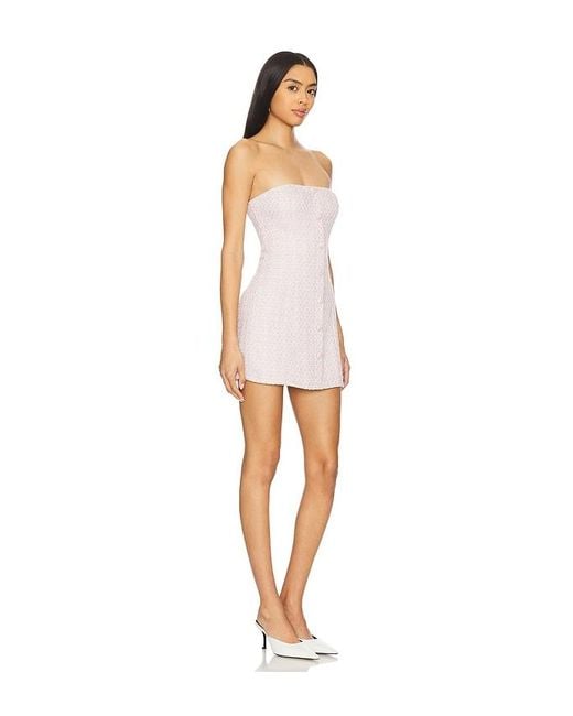 MORE TO COME White Bobbi Mini Dress