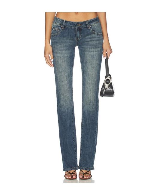 Jaded London Blue Slub Cooper Jean