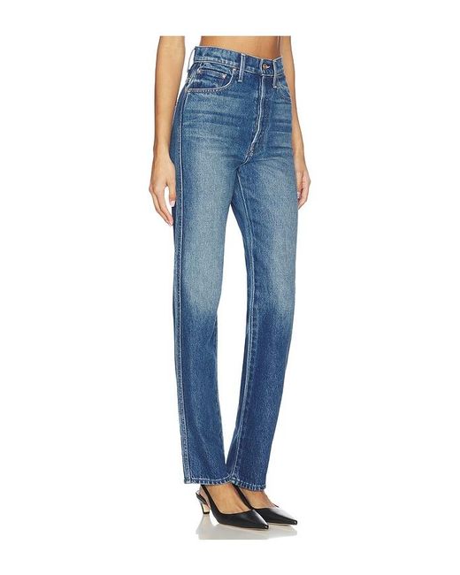 Mother Blue The Tippy Top Utensil Sneak Jeans