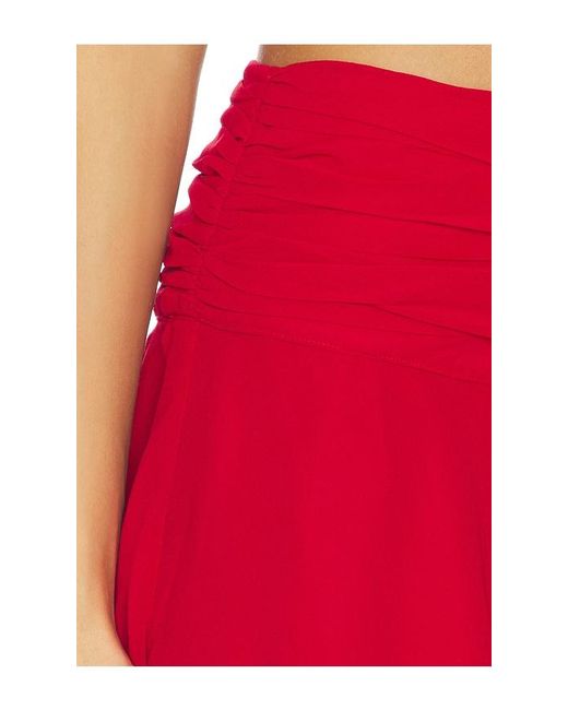 GUIZIO Red Eda Mini Skirt