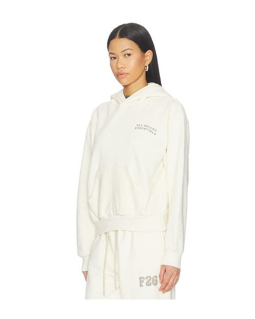 Fear Of God White 90's Fleece Hoodie