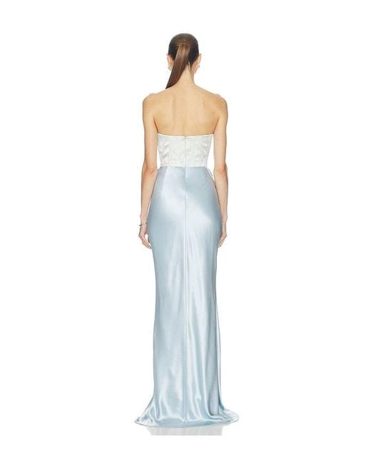 SAU LEE Blue Sandrine Gown