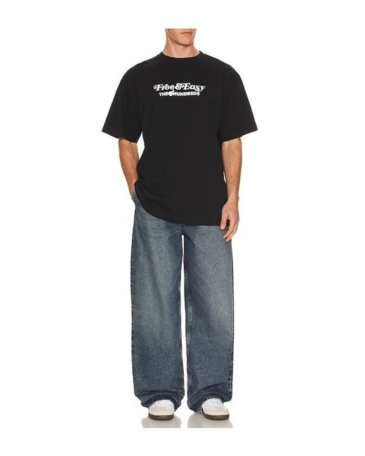 The Hundreds Black X Free & Easy Adam Bomb T-Shirt for men