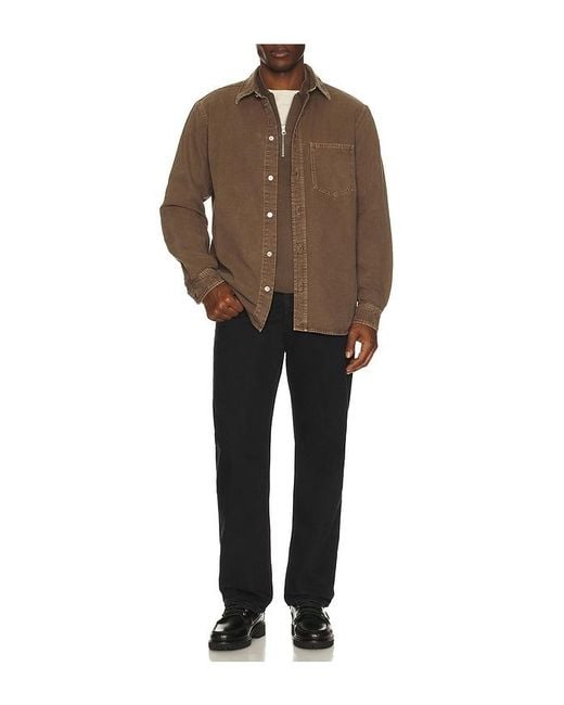 Samsøe & Samsøe Brown Sadamon P Overshirt for men