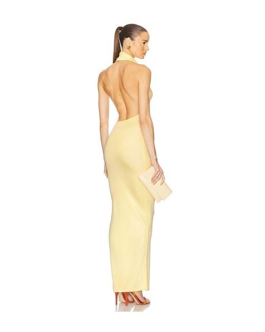 Helsa White Aaliyah Maxi Knit Dress