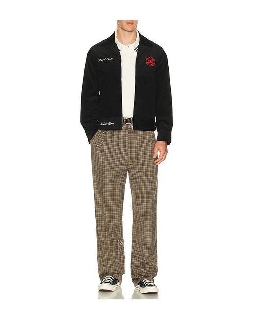 MIDNIGHT RODEO Black Cord Club Jacket for men