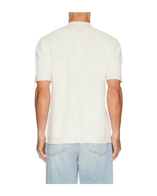 Rag & Bone Blocked Harvey Camp Shirt in White für Herren