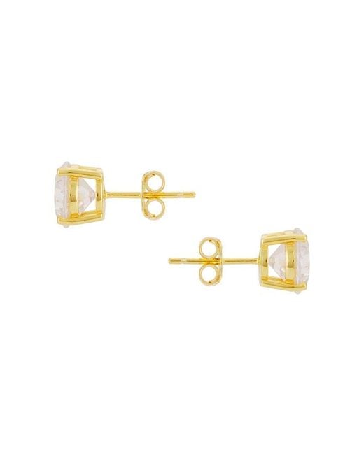 By Adina Eden Metallic Juliette Stud Earring