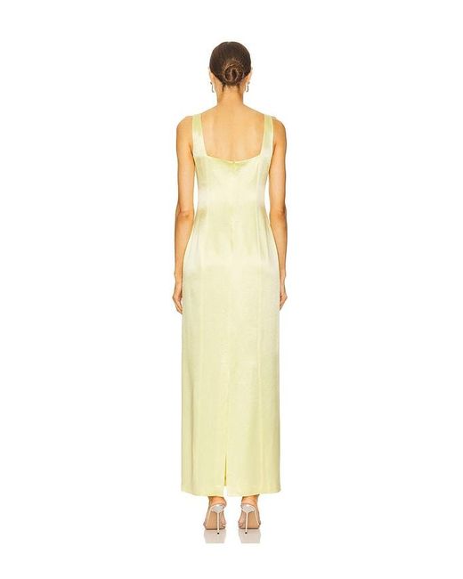 Maxivestido Limone En Color Amarillo Talla (También En S, Xs, M) Line & Dot de color White