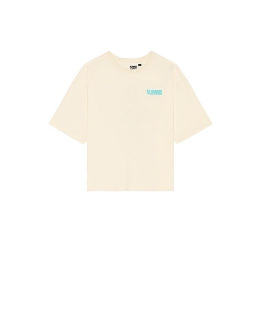 Y,IWO White Coming Soon Me Crop Tee for men