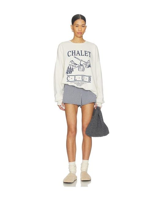 The Laundry Room White Chalet Club Gondola Jumper