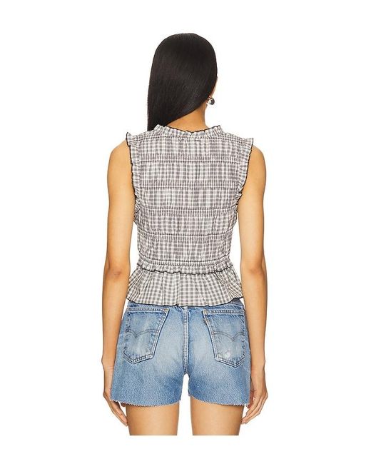 Rails Blue Martine Top