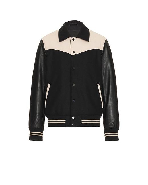 AllSaints Black Pendleton Bomber Jacket for men