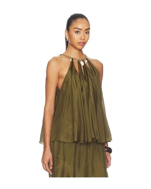 Zimmermann Green Mahon Blouse