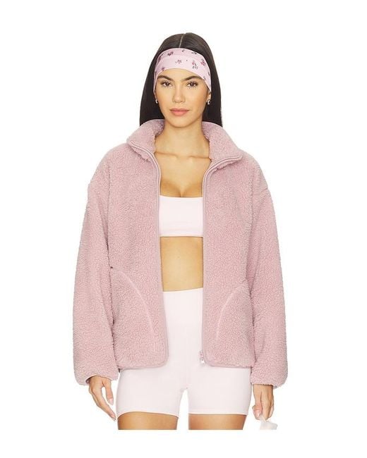 WellBeing + BeingWell Pink Benson Jacket