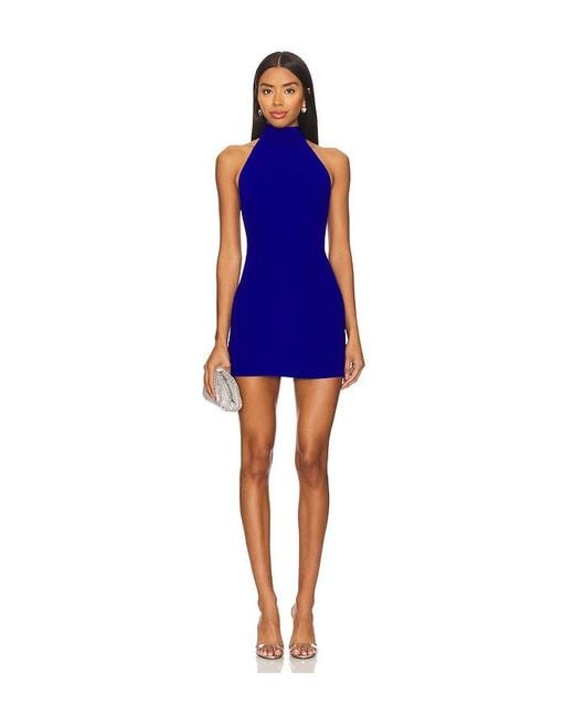 Amanda Uprichard Blue Quinn Dress