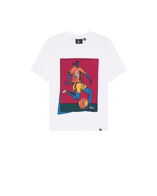 by Parra White Kicked Around T-Shirt for men