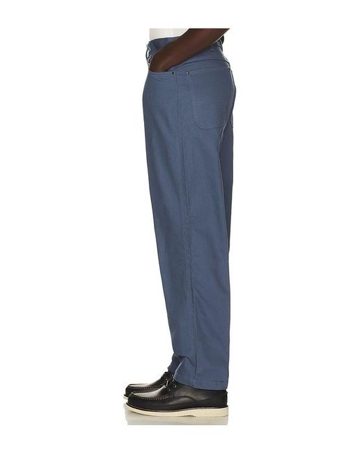 Dickies Blue Wellsville Loose Tapered Twill Pant for men