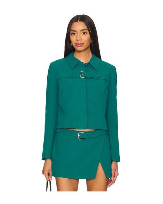 Amanda Uprichard Green Jacke Helsa