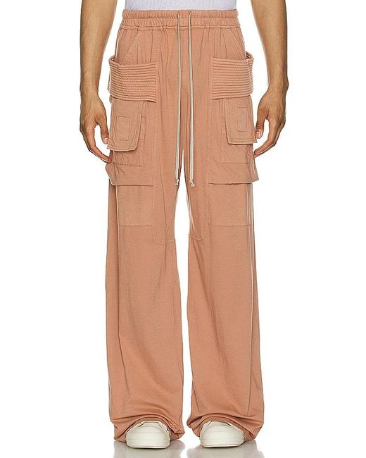 Rick Owens Natural Creatch Cargo Wide Pant for men