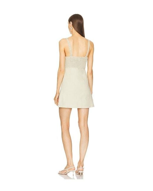 L'academie Natural 'Academie Lea Crochet Mini Dress