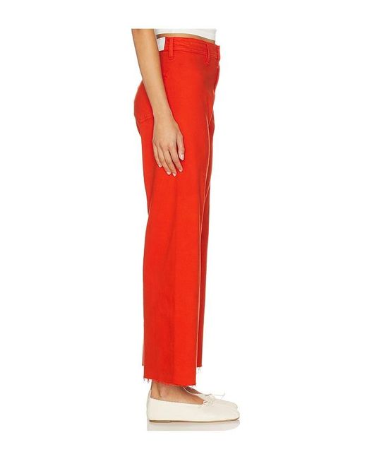 Pistola Red Penny Crop High Rise Wide Leg Jeans