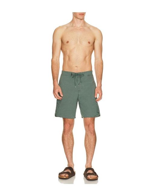 Dark Seas Green Go To Boardshort for men
