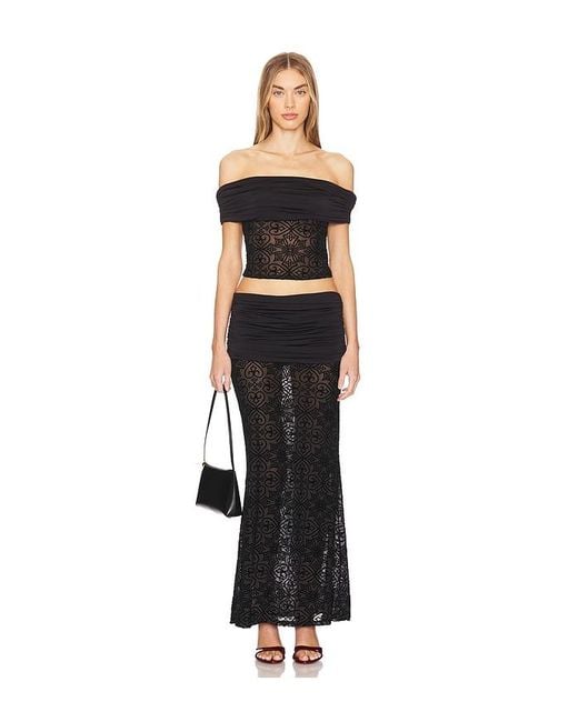 LOBA Black Violeta Top