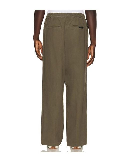 Fear Of God Green Pleat Front Drawstring Pant for men