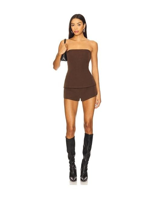 superdown Brown Daija Short Set
