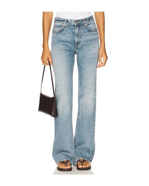 GRLFRND Blue Danie Mid Rise Chill Boot