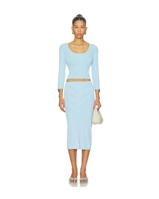OSIS STUDIO Blue Lux Skirt