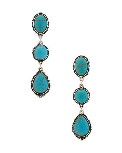 Lovers + Friends Blue Leona Earrings
