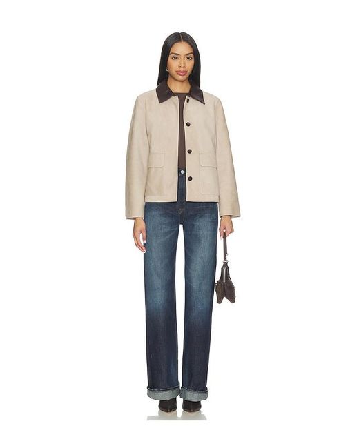 Theory Blue Patch Boxy Jacket