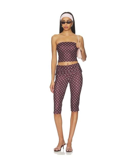 Tiger Mist Multicolor Vali Polka Dot Top