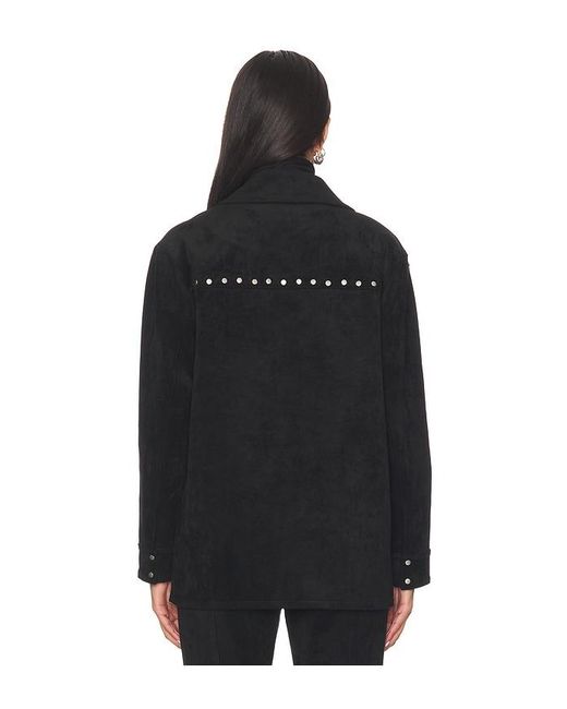 Amanda Uprichard Black Nirvana Suede Jacket