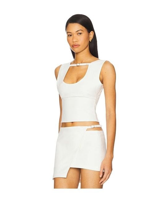 OW Collection White Malene Top
