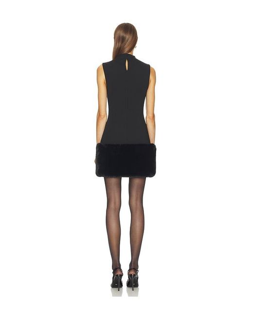 LOBA Black Dianne Mini Dress