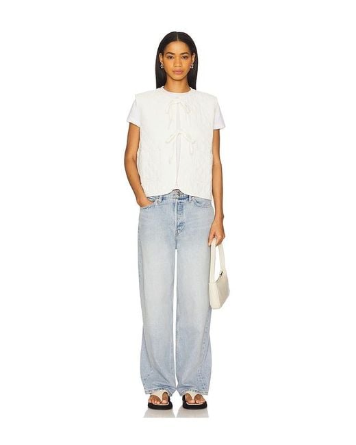 seventy + mochi White Aria Vest