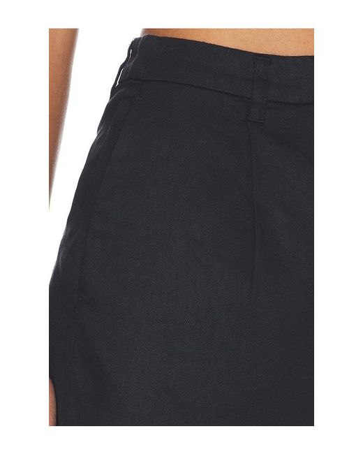 Onia Blue Stretch Linen Short