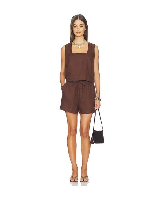 Rails Brown Jenner Short