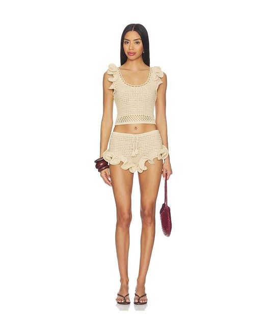 Lovers + Friends Natural Emiko Sweater Vest