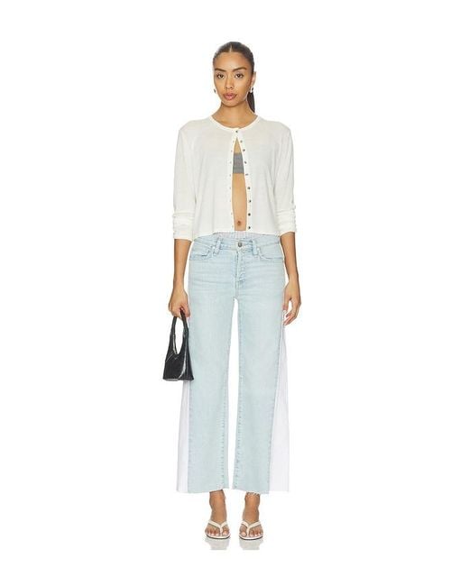 Hudson Blue Rosie Seamed Wide Leg Jeans