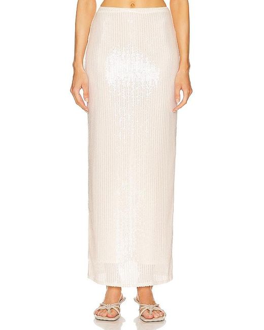 LPA White Paradisa Skirt