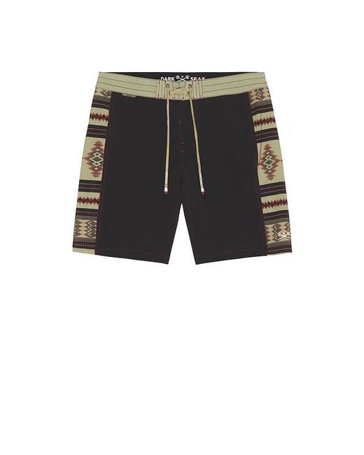 Dark Seas Black Rincon Boardshort for men