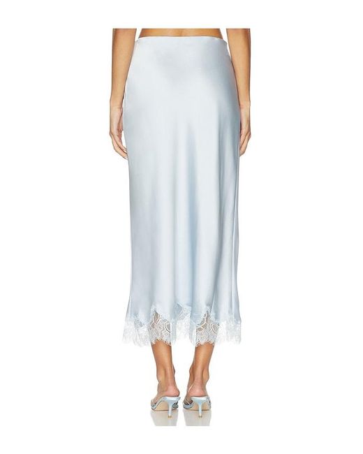 LoveShackFancy Blue Calder Skirt