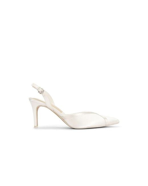 Dolce Vita White Elaya Slingback Pump