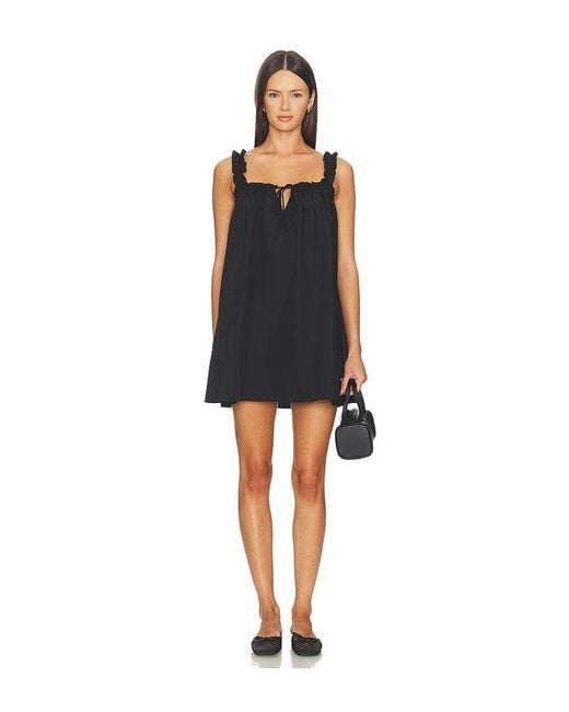 MORE TO COME Black Darlene Mini Dress